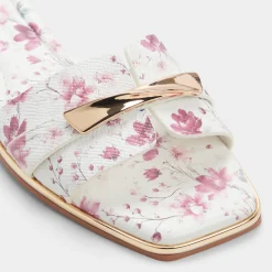 ALDO Flat Sandals^Darlina White combo
