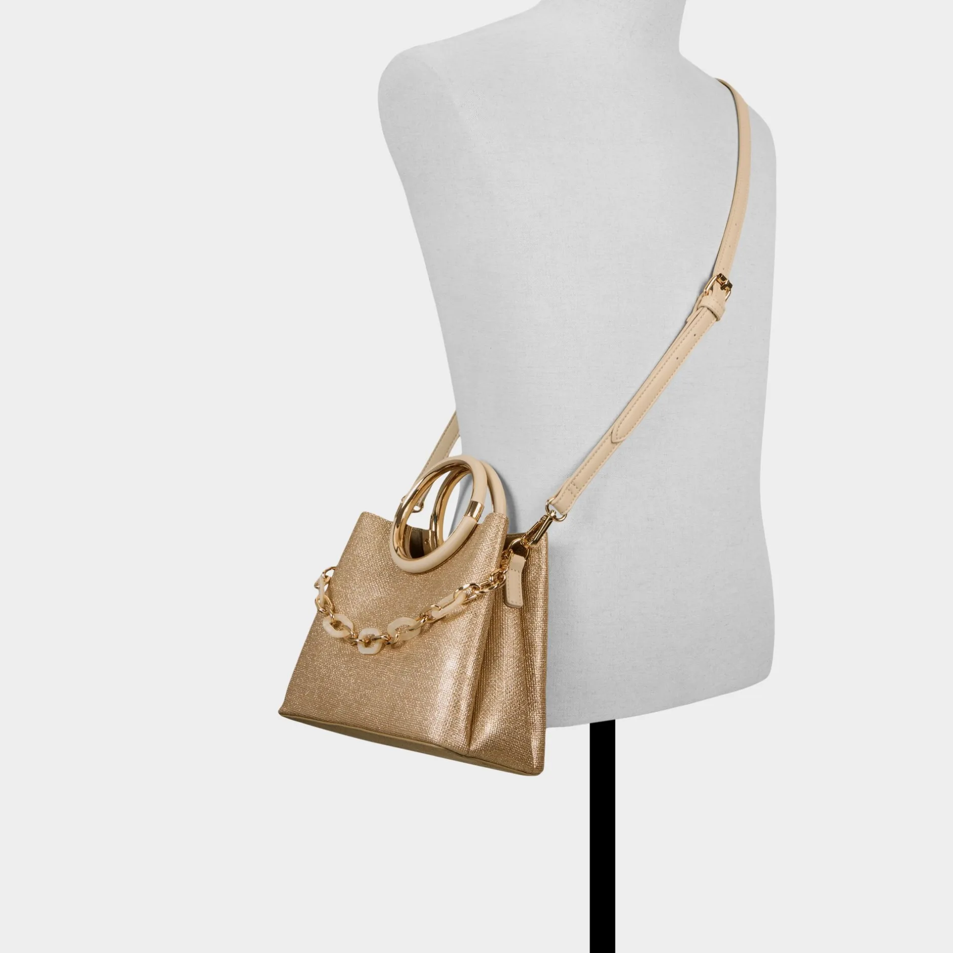 ALDO Bags|Tote & Satchel Bags^Dovieminii Gold