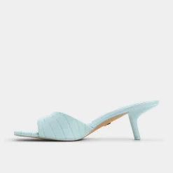 ALDO Mules|Kitten Heels^Enchanting Pastel Blue
