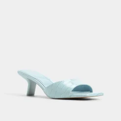 ALDO Mules|Kitten Heels^Enchanting Pastel Blue