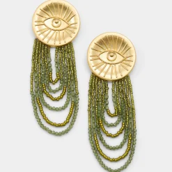 ALDO Water Resistant Jewelry|Earrings^Eyeconic Green