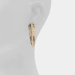 ALDO Accessories|Earrings^Feathers Gold/clear multi