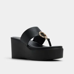 ALDO Flat Sandals^Friegan Black