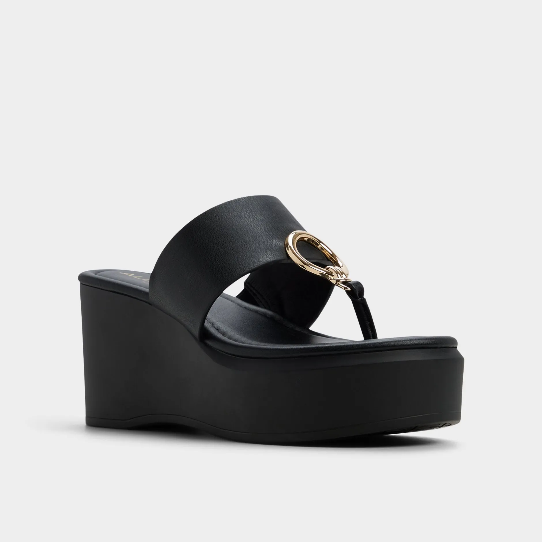 ALDO Flat Sandals^Friegan Black