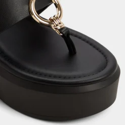 ALDO Flat Sandals^Friegan Black