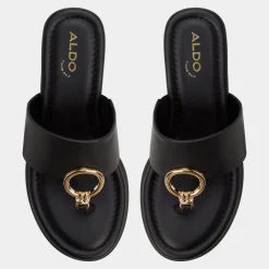 ALDO Flat Sandals^Friegan Black