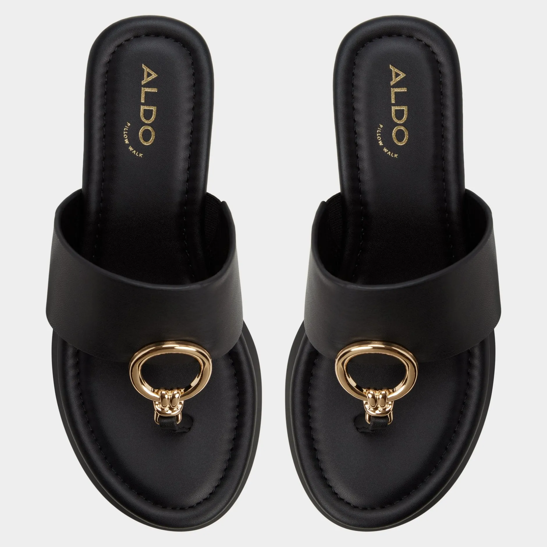 ALDO Flat Sandals^Friegan Black