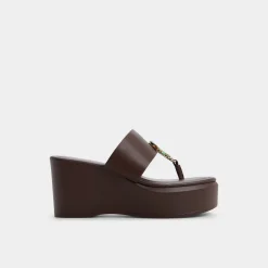 ALDO Flat Sandals^Friegan Dark brown