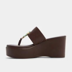 ALDO Flat Sandals^Friegan Dark brown