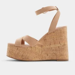 ALDO Wedge Sandals^Gabriana Medium brown