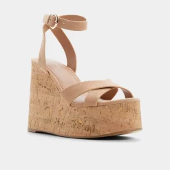 ALDO Wedge Sandals^Gabriana Medium brown