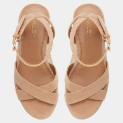 ALDO Wedge Sandals^Gabriana Medium brown