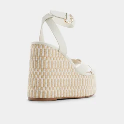 ALDO Wedge Sandals^Gabriana White/bone
