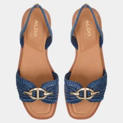 ALDO Flat Sandals^Goassi Navy