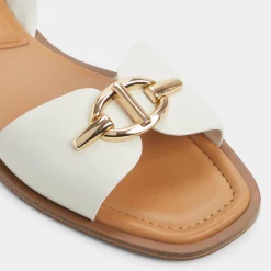 ALDO Flat Sandals^Goassi White/bone