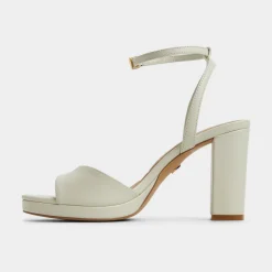 ALDO Platform Heels|Block Heels^Gracious White/Bone