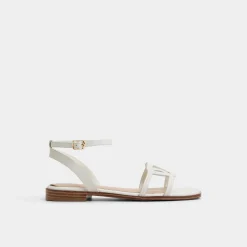 ALDO Flat Sandals^Greengrove White