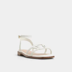 ALDO Flat Sandals^Greengrove White