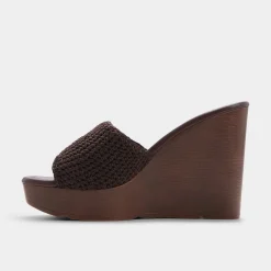 ALDO Wedge Sandals^Grounded Dark brown