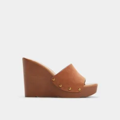 ALDO Wedge Sandals^Grounded Medium brown