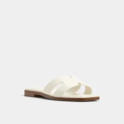 ALDO Flat Sandals^Itsandal White