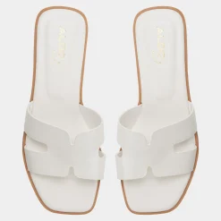 ALDO Flat Sandals^Itsandalb White