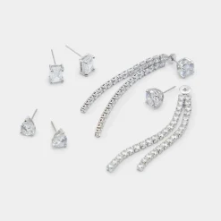 ALDO Cubic Zirconia Jewelry^Javenalia Silver/Clear Multi
