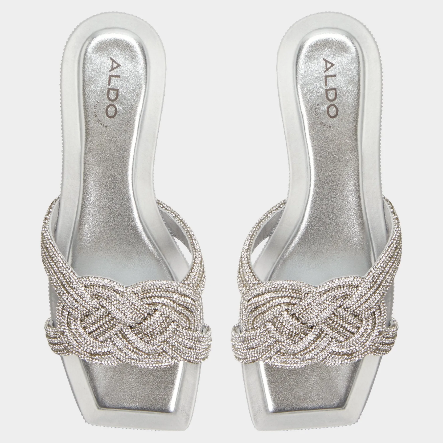 ALDO Flat Sandals^Karlina Silver
