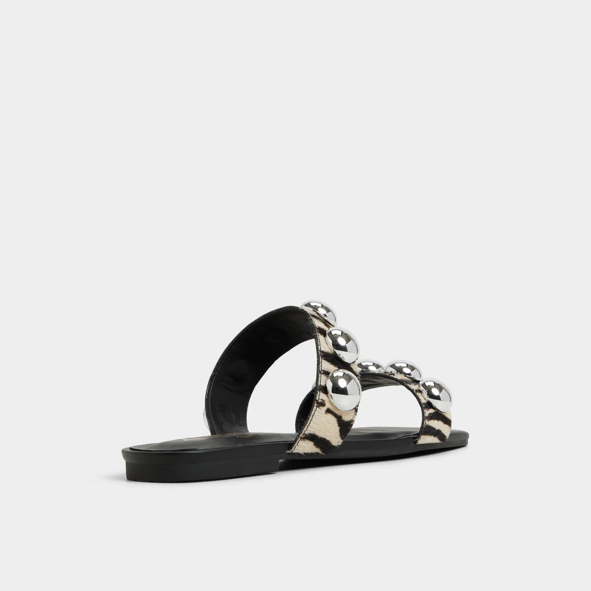 ALDO Flat Sandals^Katalena White/Black