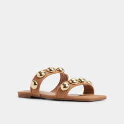 ALDO Flat Sandals^Katalena Medium Brown