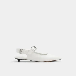 ALDO Slingbacks|Kitten Heels^Kellya White