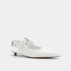 ALDO Slingbacks|Kitten Heels^Kellya White