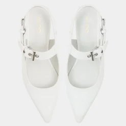 ALDO Slingbacks|Kitten Heels^Kellya White