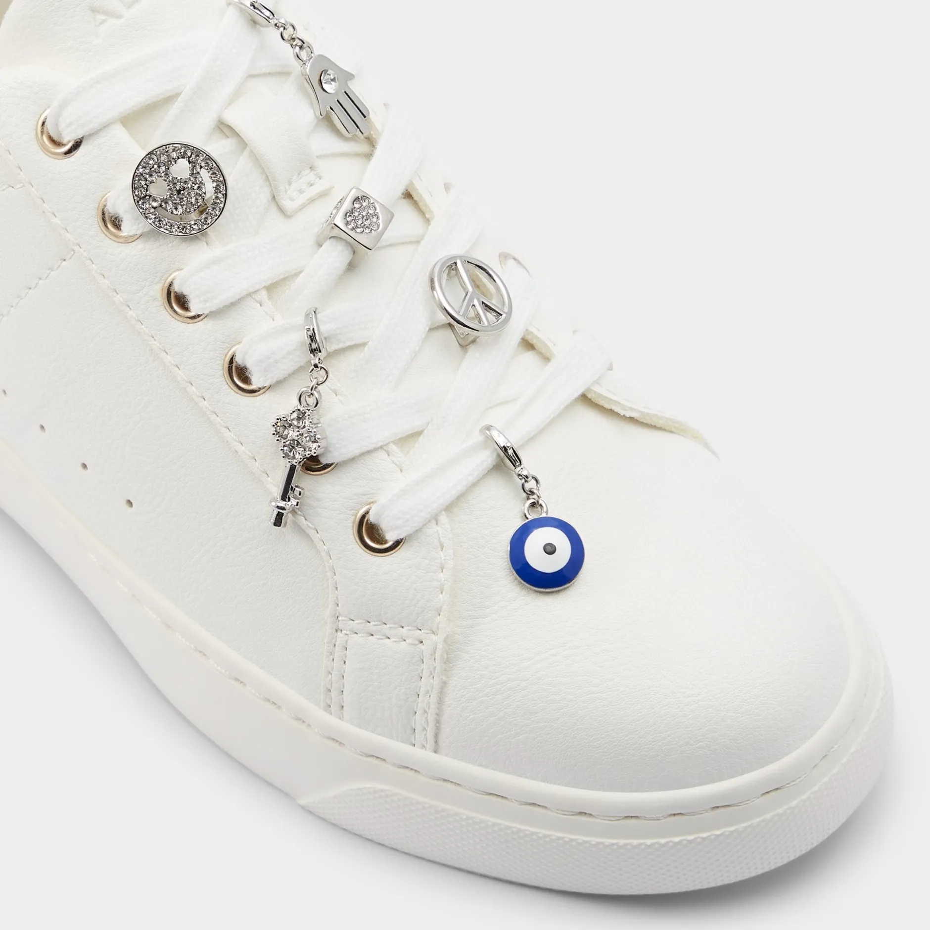 ALDO Accessories|Shoe Accessories^Lacecharms Silver/Clear Multi