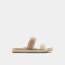 ALDO Flat Sandals^Lagoon Beige combo