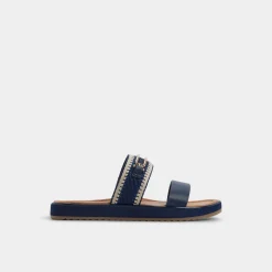 ALDO Flat Sandals^Lagoon Navy