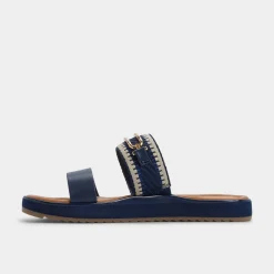 ALDO Flat Sandals^Lagoon Navy
