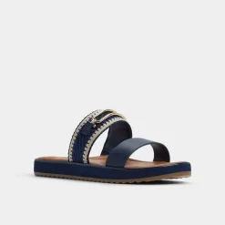 ALDO Flat Sandals^Lagoon Navy