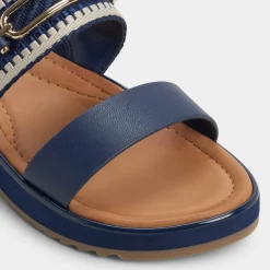 ALDO Flat Sandals^Lagoon Navy
