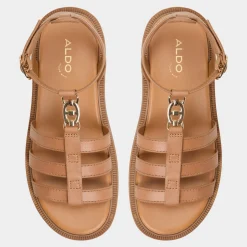 ALDO Platform Heels^Lamington Medium Brown
