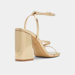 ALDO Block Heels^Laurader Gold
