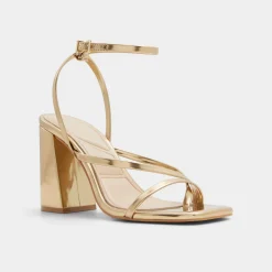 ALDO Block Heels^Laurader Gold