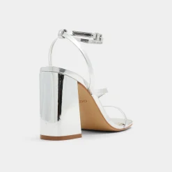 ALDO Block Heels^Laurader Silver