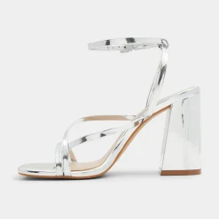 ALDO Block Heels^Laurader Silver