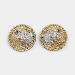 ALDO Earrings^Lionesse Gold/clear multi