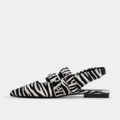 ALDO Ballet Flats^Lotheillan White/Black