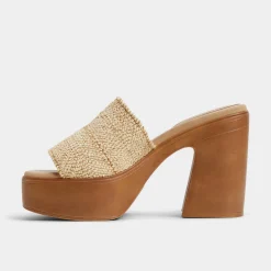 ALDO Mules|Platform Heels^Maysee Natural