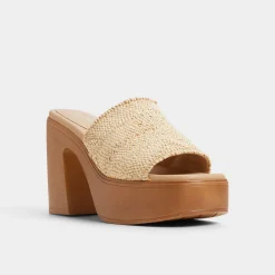 ALDO Mules|Platform Heels^Maysee Natural