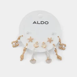 ALDO Accessories|Earrings^Myanchor Gold/Clear Multi