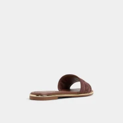 ALDO Flat Sandals^Oceania Medium Brown